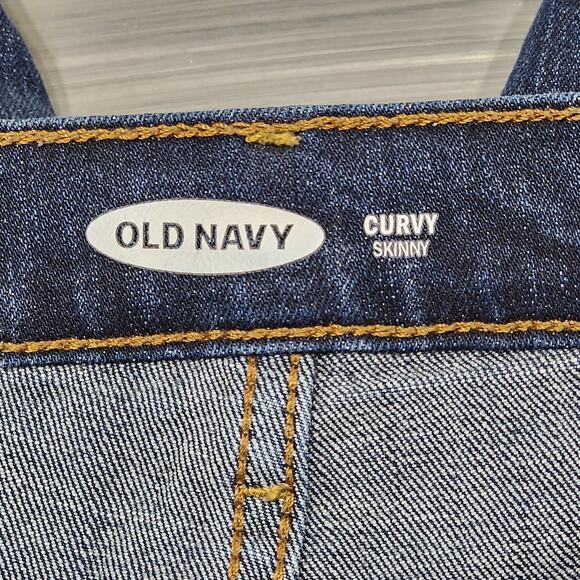 Old Navy Curvy Skinny Jeans High Rise Size 14 - Picture 6 of 7